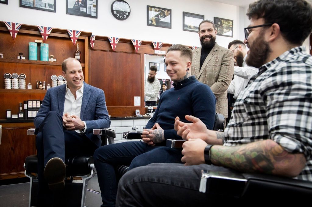Prince William at Pall Mall Barbers | Best Men’s Barbers Birmingham 